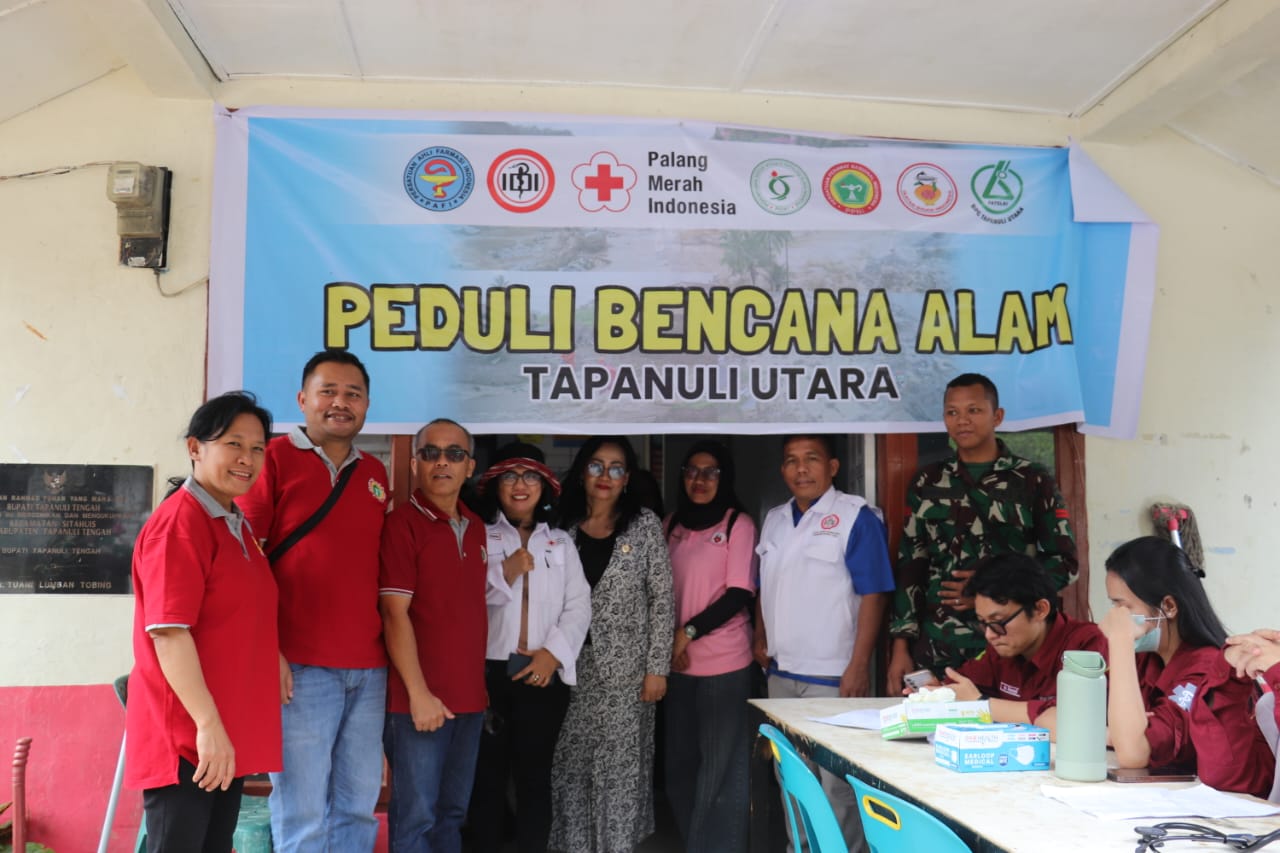 Kabupaten Tapanuli Utara - Bantuan Logistik, obat2an dan kgtn trauma healing sekaligus posko kesehatan IDI