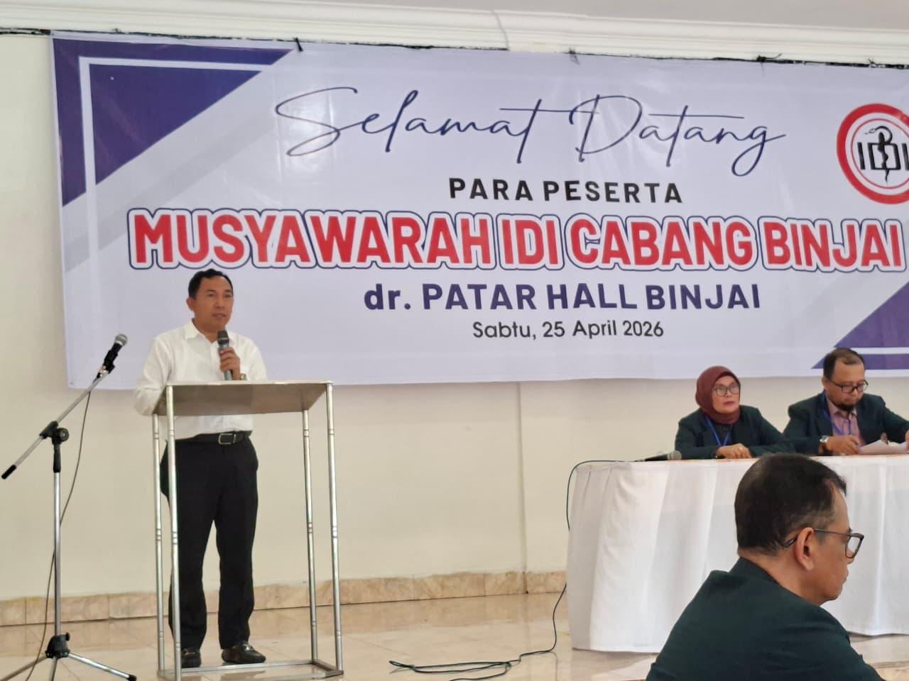 Musyawarah Cabang IDI Cabang Binjai, dr Patar Hall Binjai, 25 April 2026