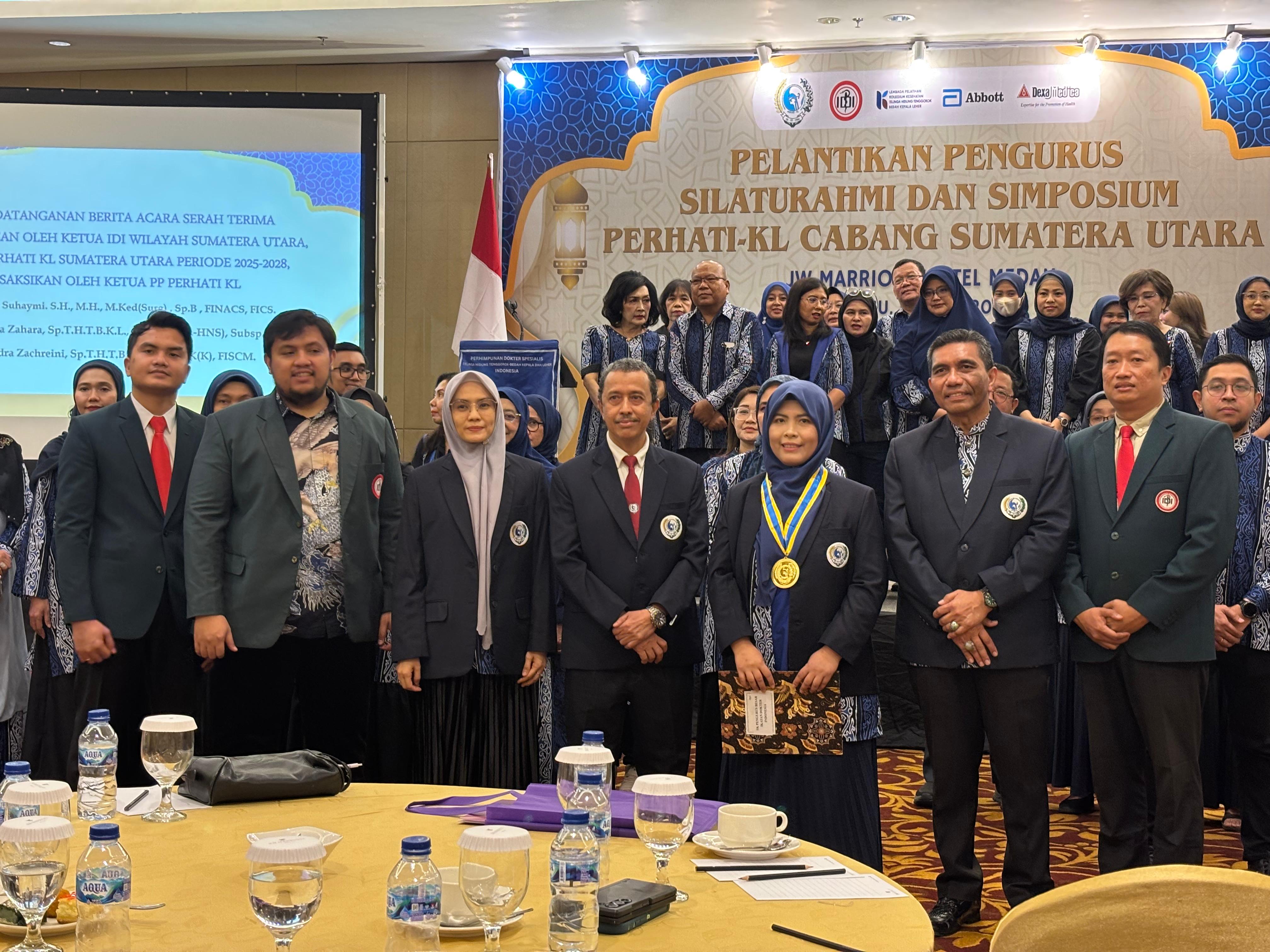 Pelantikan Pengurus PERHATI -KL Cabang Sumut, Hotel JW Mariot, 19 April 2026