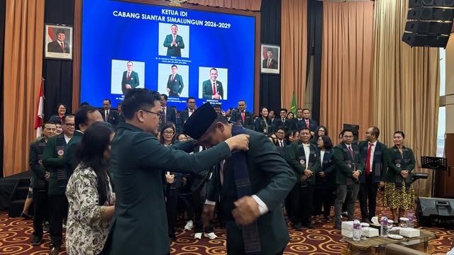 Pelantikan Pengurus IDI Cabang Siantar–Simalungun telah dilaksanakan pada Rabu, 29 Juli 2026