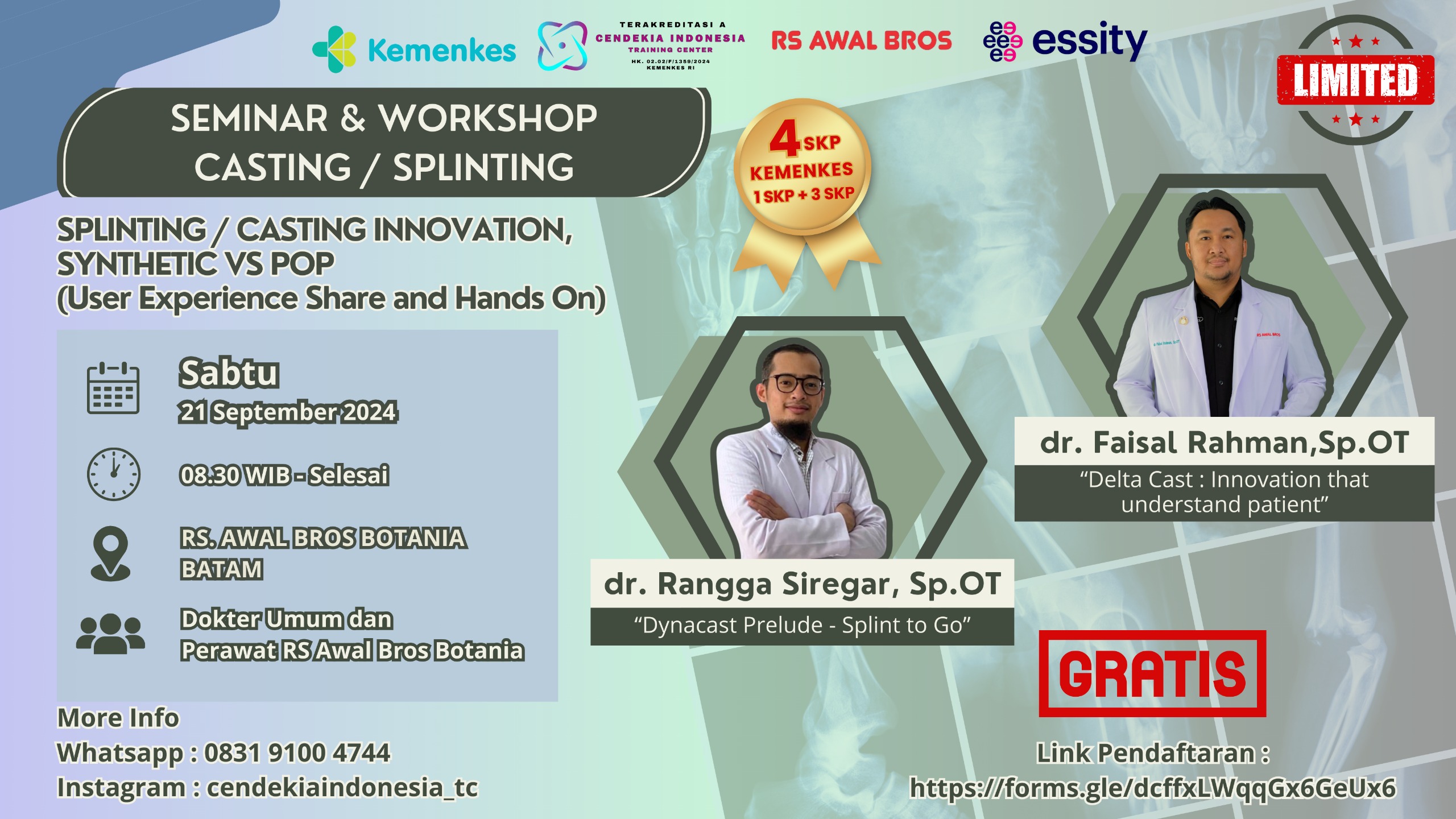 Seminar Modern Casting/Slinting