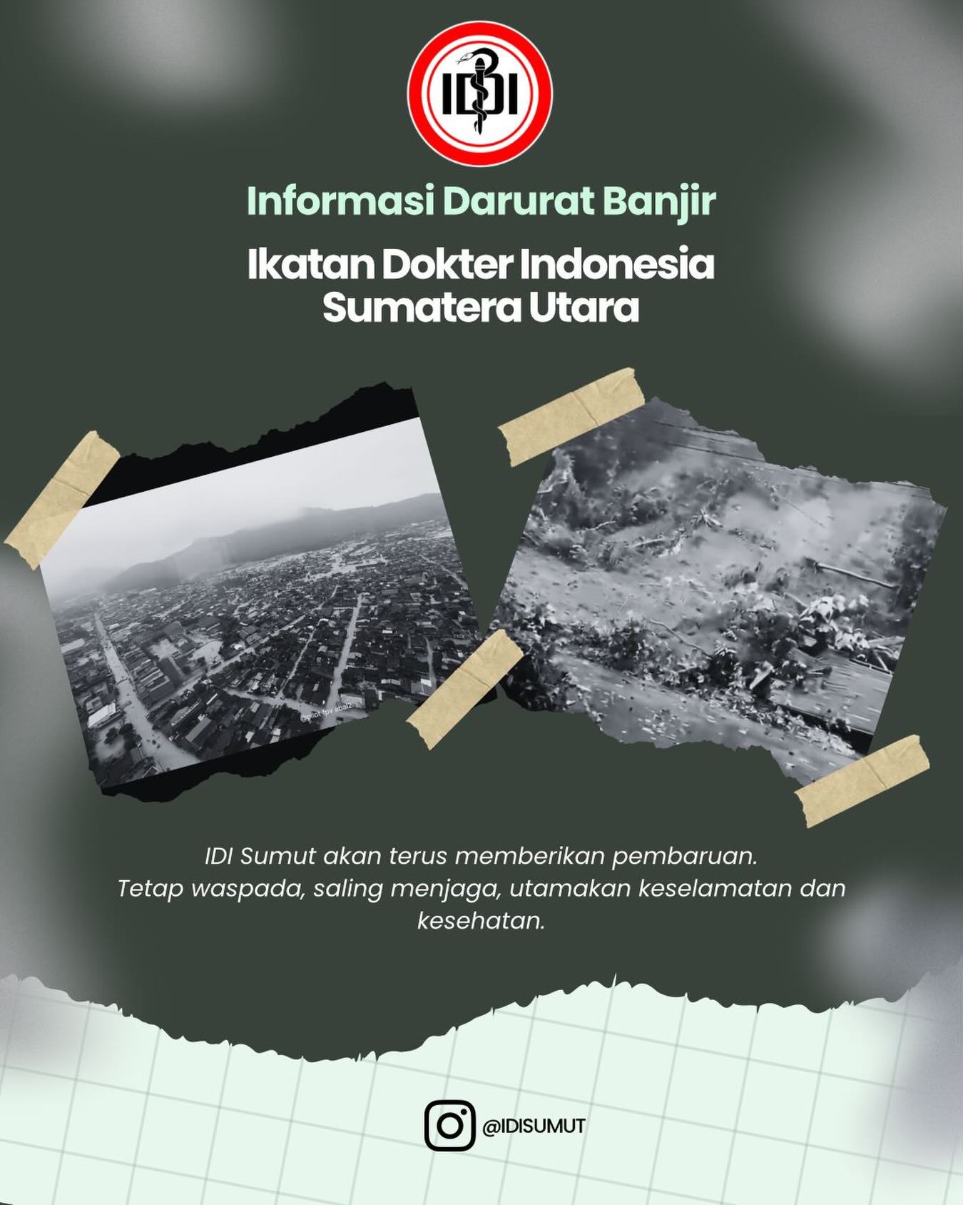 Informasi Darurat Banjir Sumatera Utara - IDI SUMUT